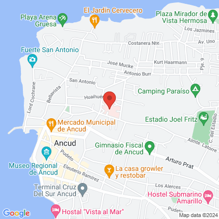 Hospital Ancud map