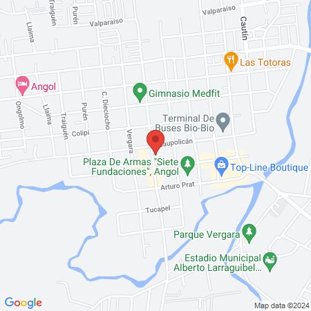 The New Barber Studio Angol map