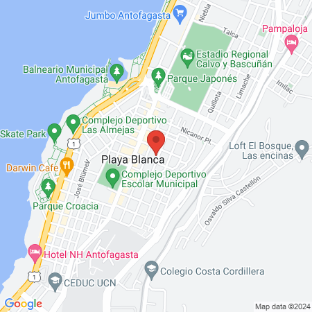 IN HOUSE ANTOFAGASTA map