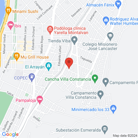 Cancha José Papic map