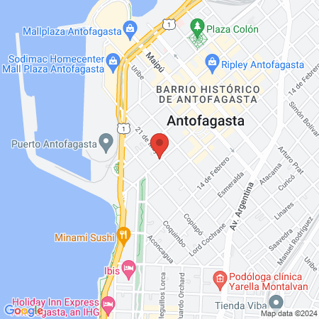 Clinica de Ortodoncia Los Leones map