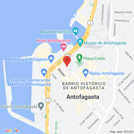 Centro Médico Baquedano map