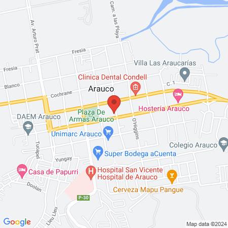Clínica Dental Dentomax Arauco. map
