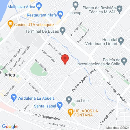 Salon canino mascotas en burbujas map
