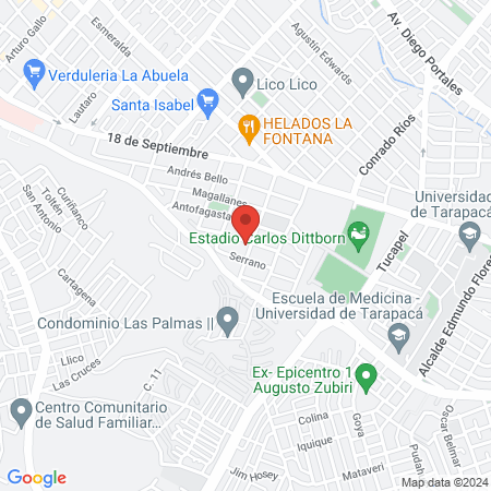 Alvaro Alfaro Escobar Dentista Especialista En Estética Dental Y Facial Arica map