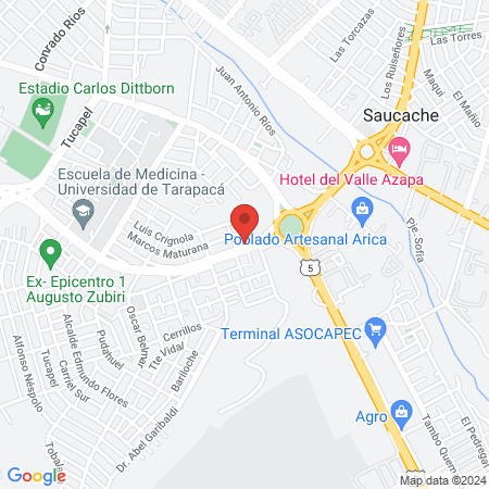 North Kine Centro Kinésico map