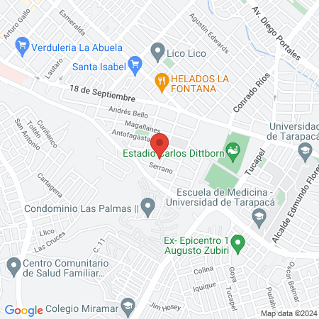 Aragón Ortodoncia map