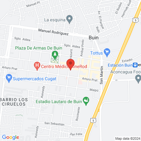 Gimnasio Crazy Power map