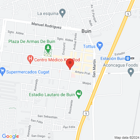 Ortopedia y Bienestar Buin map