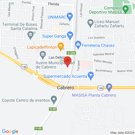 Centro de Dialisis San Jose. Cabrerro map