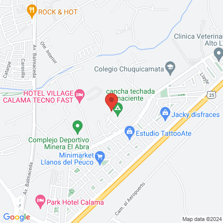 Complejo deportivo Licanloa map