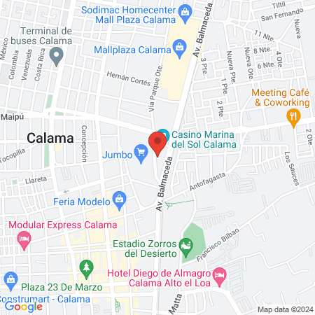 Sportlife Calama map