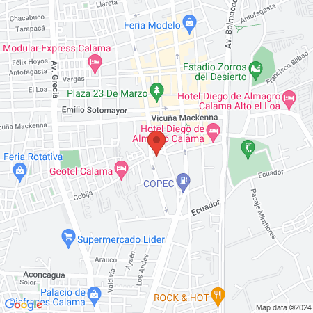 Centro Médico Atacama map