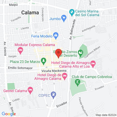 Dr. Claudio Venegas Clavero map