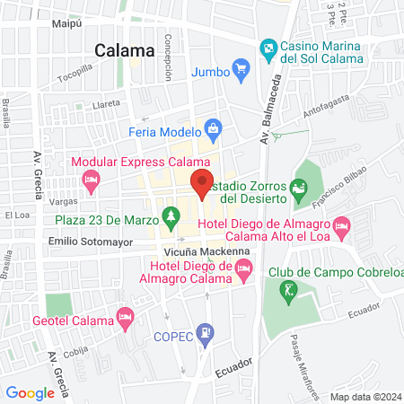 OPTICA CONSULTORIO DE OFTALMOLOGIA Y CONTACTOLOGIA FLORENCIO CALAMA map