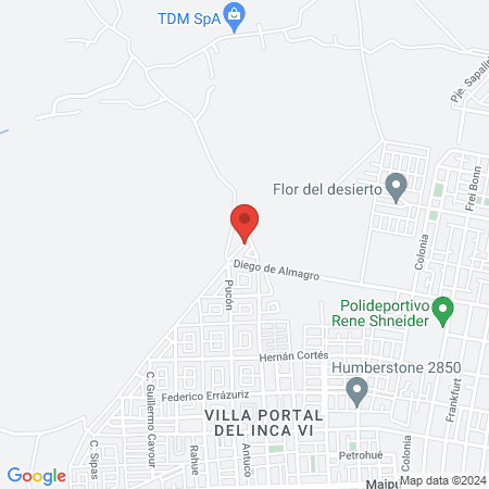 Podologia calama Marcia Castillo map