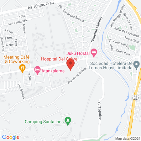 Mutual de Seguridad Camara Chilena de la Construccion map