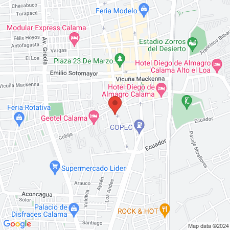 Centro Médico y Dental RedSalud Calama map