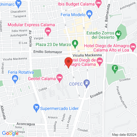 Anexo Hospital Carlos Cisternas de Calama map