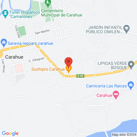 Acuarela Chile map