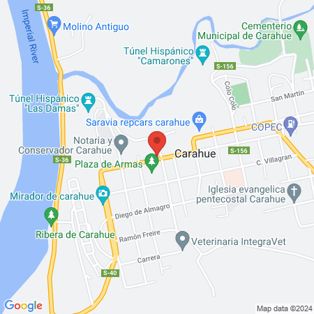 La Barberia Carahue map