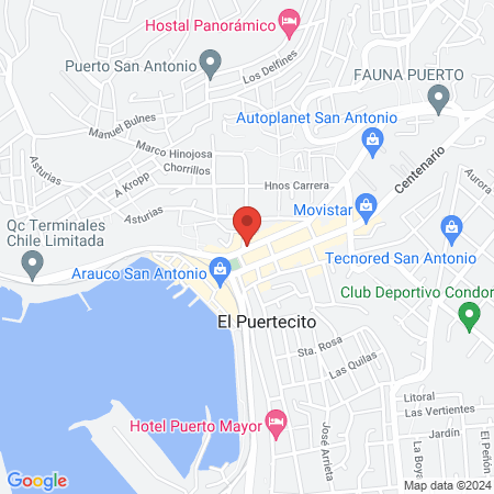 Barbería shop David map