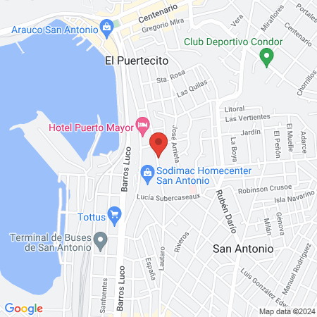 Juan Edmundo Reid Murken map