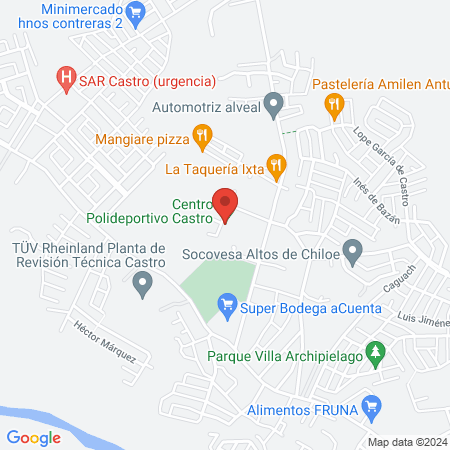 Centro Polideportivo Castro map