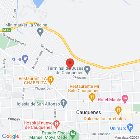 Hospital de Cauquenes map