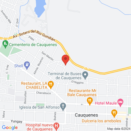 Servicio Médico Legal de Cauquenes map
