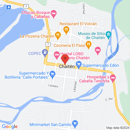 GES Hospital Chaiten map