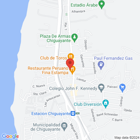 Gimnasio Municipal de Chiguayante map