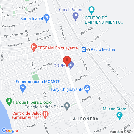 Sociedad Centro Medico Chiguayante map