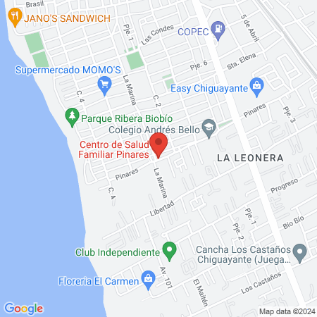 Family Health Center Pinares map