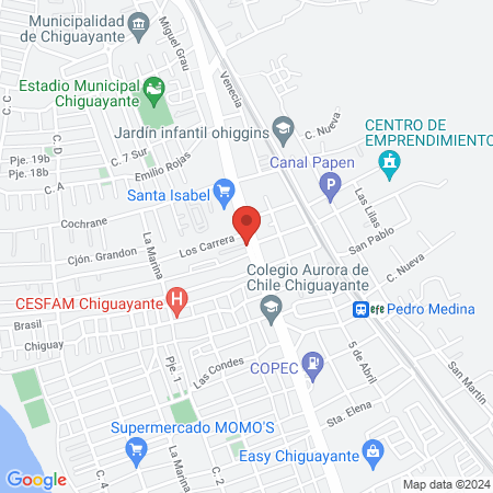 Clínica Dental Copahue Chiguayante map