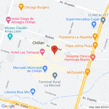 Arauco BarberShop Isabel Riquelme map