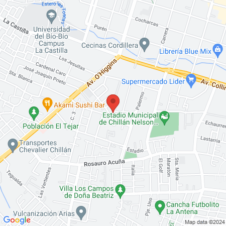 Del Carmen Odontología Chillán - Dentista en Chillán map