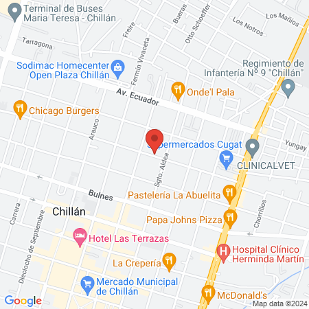 Consultorio Santa María Josefa | Chillán map