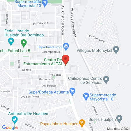 Centro De Entrenamiento ALTAI map