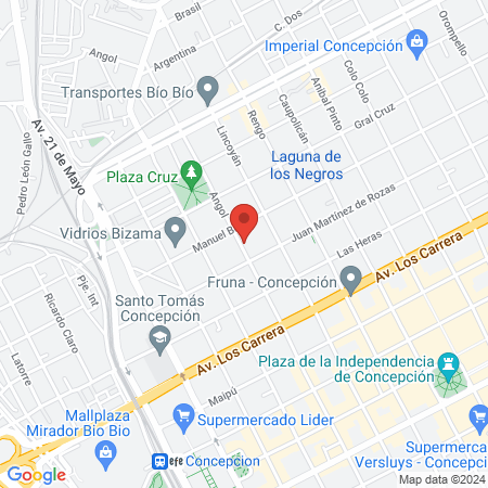 Crossfit Vulcano Concepción map