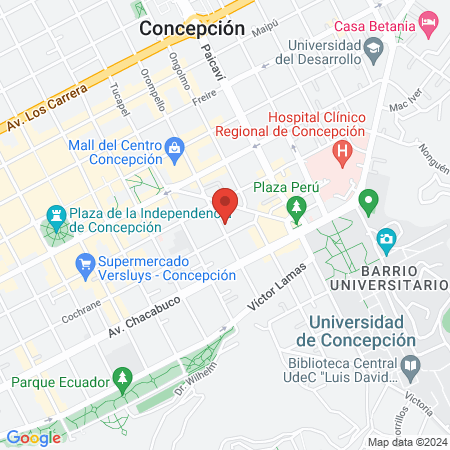 Clínica 3DENT Concepción map