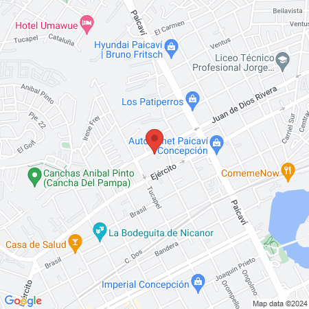 CESFAM Tucapel map