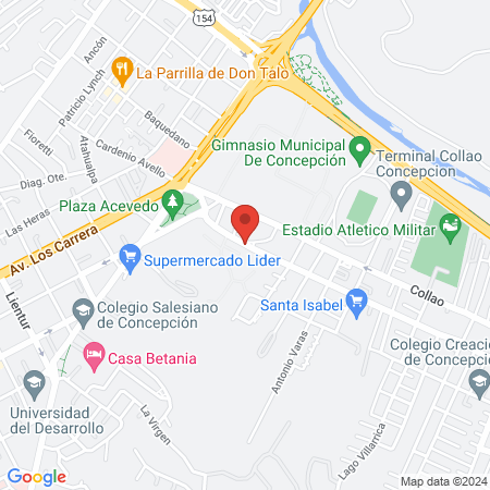 Centro Clinico Military Concepcion map