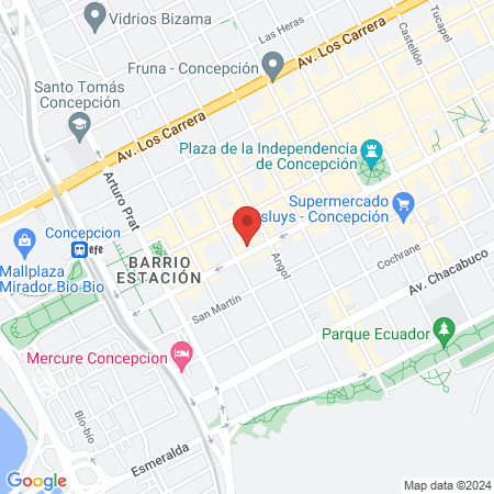 CINTEK Centro Integral de Especialidad en Kinesiologia map