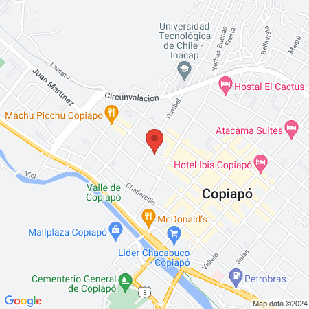 Golden Gym Copiapó map