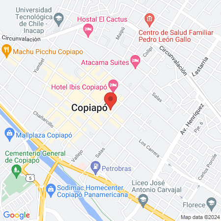 Clínica Dental Los Algarrobos Copiapó map