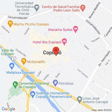 DENTAL PLAZA Copiapó map
