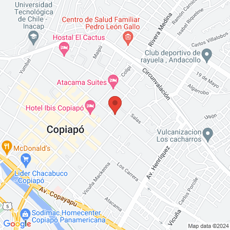 Urgencia Clínica Atacama map