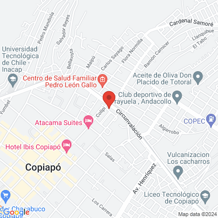 Vitalmed Copiapo map
