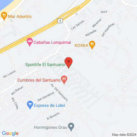 Sportlife El Santuario map